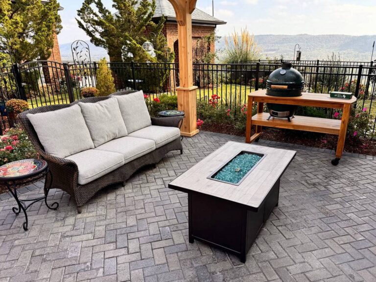 Beautiful-Paver-Patio-w-Big-Green-Egg-Table-Sofa-a-Fire-Pit-Overlooking-Mountains
