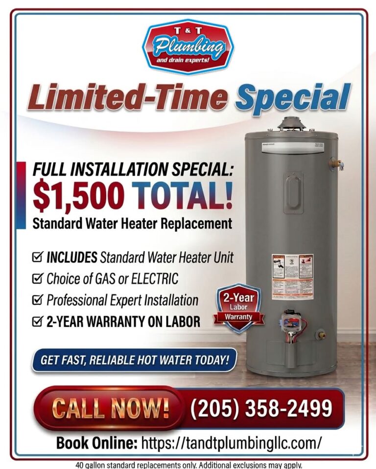 T&T Plumbing - Water Heater Promo Spring-26